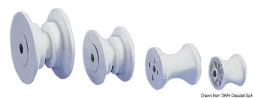 Nylon spare pulley 52 mm - Artnr: 01.346.50 3