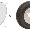 Pneumatic wheels f. high-speed trolleys 4/8“ - Artnr: 02.013.02 1