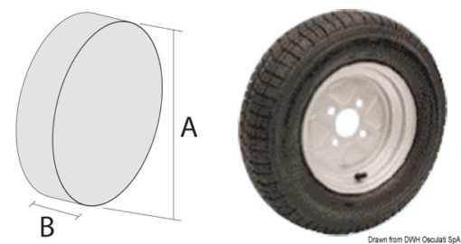 Pneumatic wheels f. high-speed trolleys 145/10“ - Artnr: 02.013.09 3