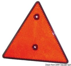 Adhesive orange catadioptric light 60 mm - Artnr: 02.023.32 8