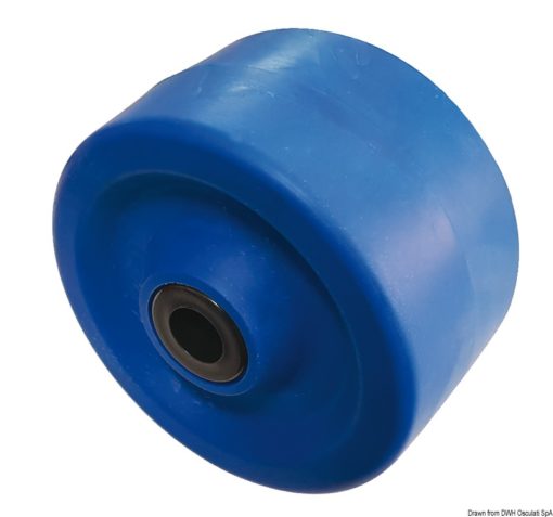 Side roller, black 75 mm Ø hole 15 mm - Artnr: 02.029.07 9