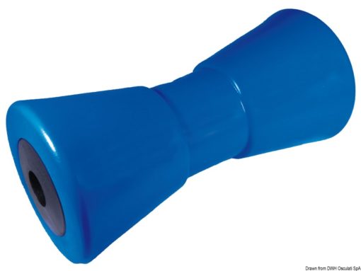 Central roller, blue 200 mm Ø hole 17 mm - Artnr: 02.029.20 3