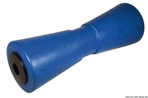 Central roller, blue 200 mm Ø hole 17 mm - Artnr: 02.029.20 11