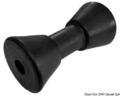Central roller, black 286 mm Ø hole 21 mm - Artnr: 02.029.03 20