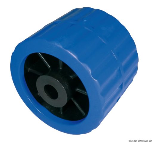 Central roller, orange 75 mm Ø hole 15 mm - Artnr: 02.029.04 4