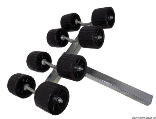 Side roller raised square pipe - Artnr: 02.031.18 8