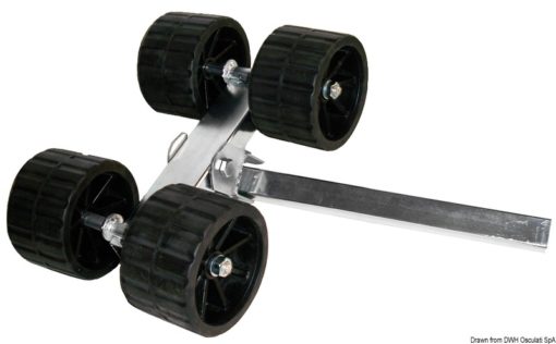 Swinging roller 2-roller raised 40 mm - Artnr: 02.031.37 5