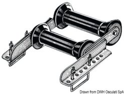 Rear swinging single roller 60 mm - Artnr: 02.040.71 5