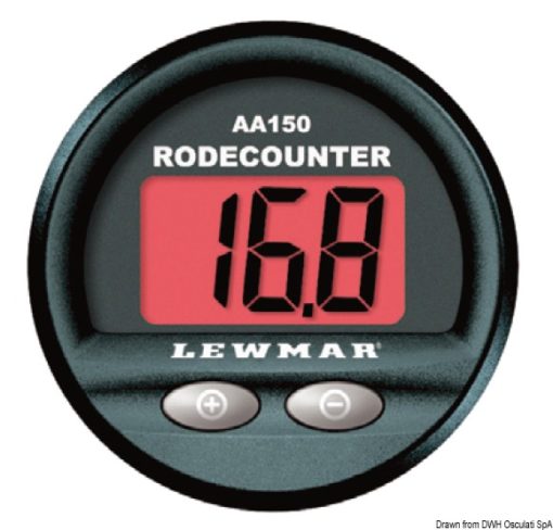 Lewmar chain counter AA150 basic functions - Artnr: 02.357.04 3