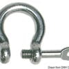 Bow schackle with captive pin AISI 316 8 mm - Artnr: 08.221.08 1
