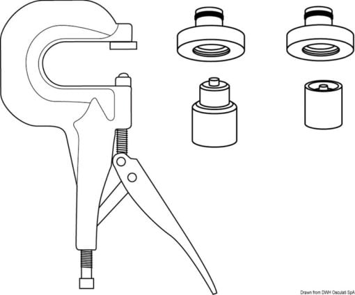Tool for Q-SNAP fasteners correct positioning - Artnr: 10.300.15 7