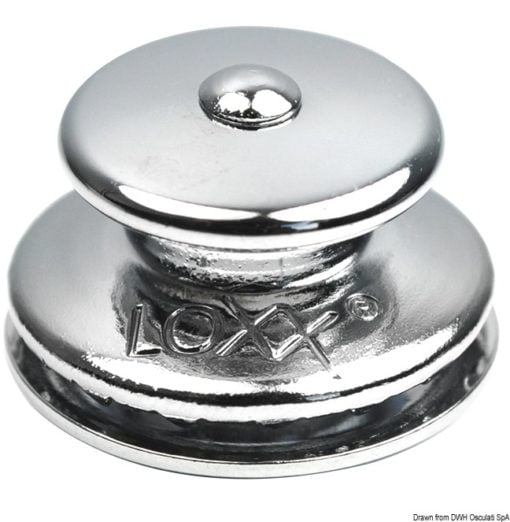 Loxx male snap fastener + plate - Artnr: 10.443.00 12