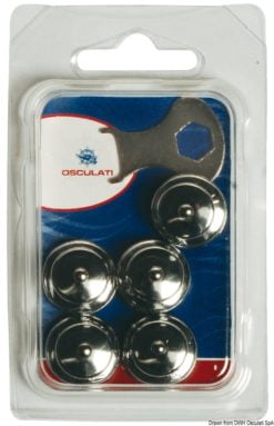 Loxx male self-tapping snap fasteners Blister N. 5 - Artnr: 10.441.50 23