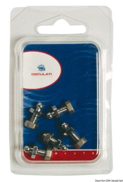 Loxx male self-tapping snap fasteners Blister N. 5 - Artnr: 10.441.50 20