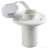 Spare base for poles - Recess-fit on flat surface - White - Artnr: 11.000.03 1
