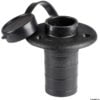 Spare base for poles - Recess-fit on flat surface - Black - Artnr: 11.000.04 1