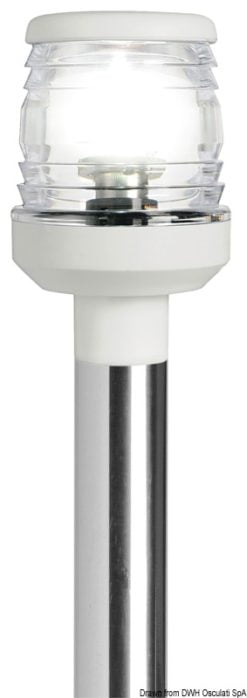 SS light pole 100 cm w/black plastic light - Artnr: 11.110.10 7