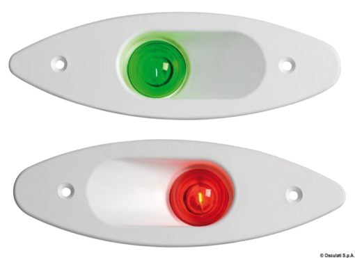 Built-in ABS navigation light green/white - Artnr: 11.129.12 3