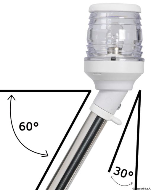 360° standard retractable pole white light 60 cm - Artnr: 11.140.02 4