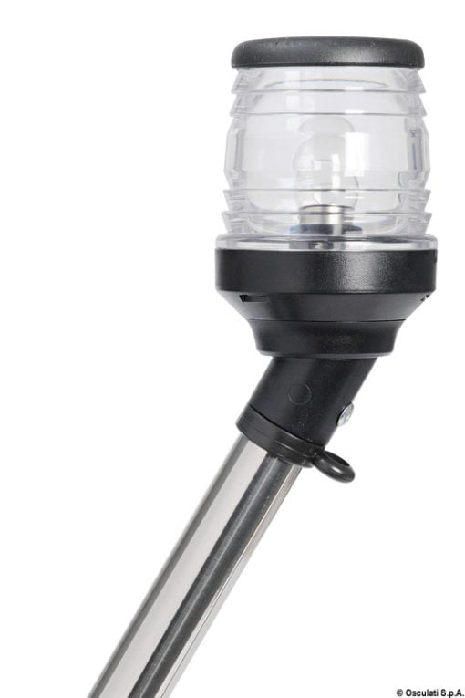 Snap lightpole and white plastic light - Artnr: 11.160.02 5