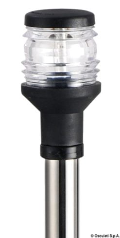 Lightpole AISI 316 w/white plastic light - Artnr: 11.161.02 5