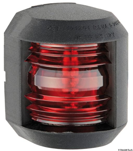Utility 88 black/112.5° red navigation light - Artnr: 11.412.01 3