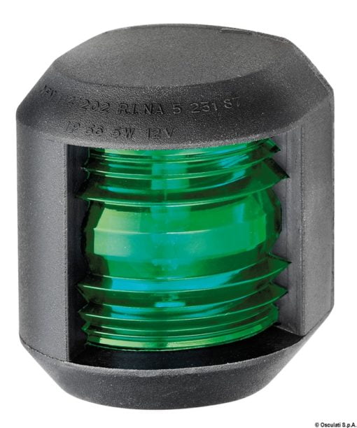 Utility 88 black/112.5° green navigation light - Artnr: 11.412.02 3