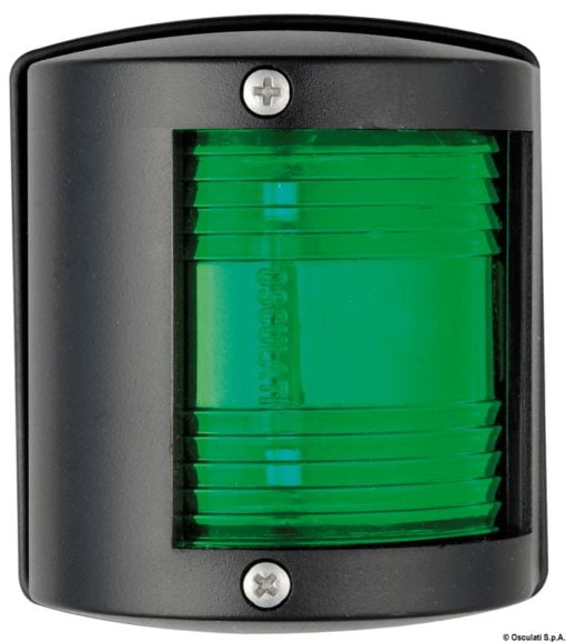 Utility 77 black/112.5° green navigation light - Artnr: 11.415.02 3