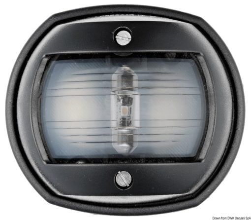 Compact black/112.5° right led navigation light - Artnr: 11.448.02 10