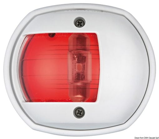 Compact LED navigation light, right RAL 7042 - Artnr: 11.448.62 3