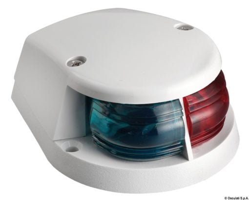 Red/green bow navigation light white cap - Artnr: 11.500.02 3