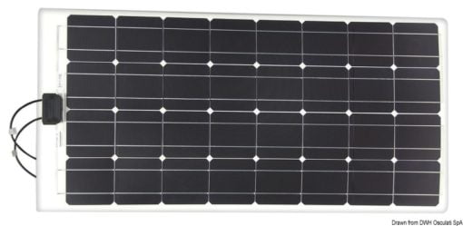 Enecom solar panel 40 Wp 1120 x 282 mm - Artnr: 12.034.03 7