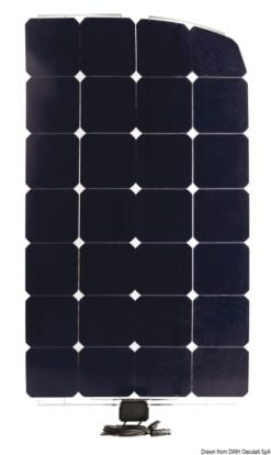 Enecom solar panel 20 Wp 620x 272 mm - Artnr: 12.034.01 12