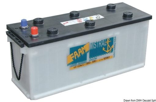 Battery FAAM 200 Ah - Artnr: 12.383.03 3