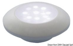 Watertight chromed ceiling light, white LED light - Artnr: 13.179.02 9