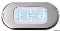 Polycarbonate courtesy light 3 LEDs no metal ring - Artnr: 13.181.00 6