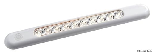 Free-standing LED light fixture white310x40x11.5mm - Artnr: 13.192.10 3