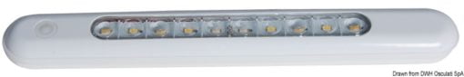 Free-estanding watertight LED light 310x40x15 mm - Artnr: 13.192.20 3