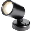 Articulated LED spotlight ABS black - Artnr: 13.517.00 2