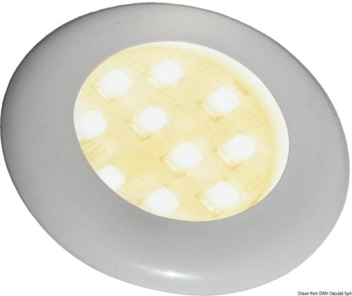 Batsystem Nova 2 LED ceiling light chromed switch - Artnr: 13.877.65 3