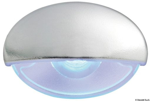 Steeplight blue LED courtesy light white body - Artnr: 13.887.02 4