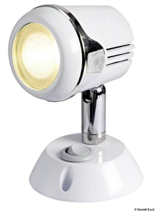 Articulated HI-POWER LED white spotlight 12/24 V - Artnr: 13.896.01 3