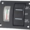 2-battery panel with tester, watertight - Artnr: 14.100.04 2