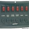 Horizontal control panel w. 6 switches - Artnr: 14.103.32 2