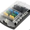 Polycarbonate fuse holder box 6 seats - Artnr: 14.183.06 2