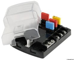 Resettable fuse holder box 12 housings - Artnr: 14.183.32 9