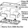 Bus-Bar Heavy Duty terminal 2 x 10 mm - Artnr: 14.209.31 1