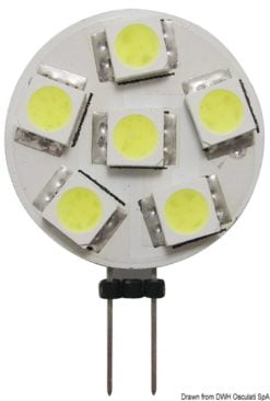 12-LED bulb G4 side connection Ø 30 mm - Artnr: 14.450.01 10