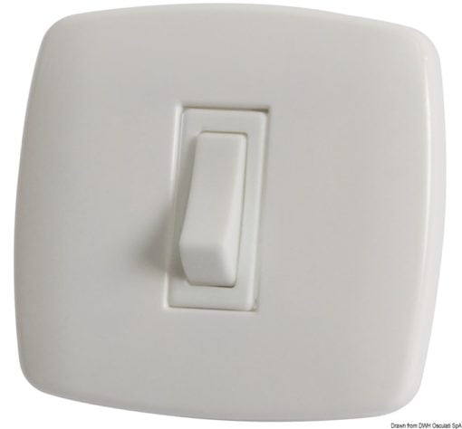 Contemporary switch N. 1 white - Artnr: 14.484.01 6