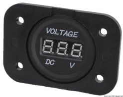 Digital voltmeter and power outlet recess mounting - Artnr: 14.517.21 15